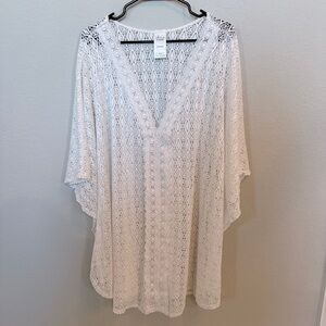 Catalina White Lace Swimwear Cover-Up